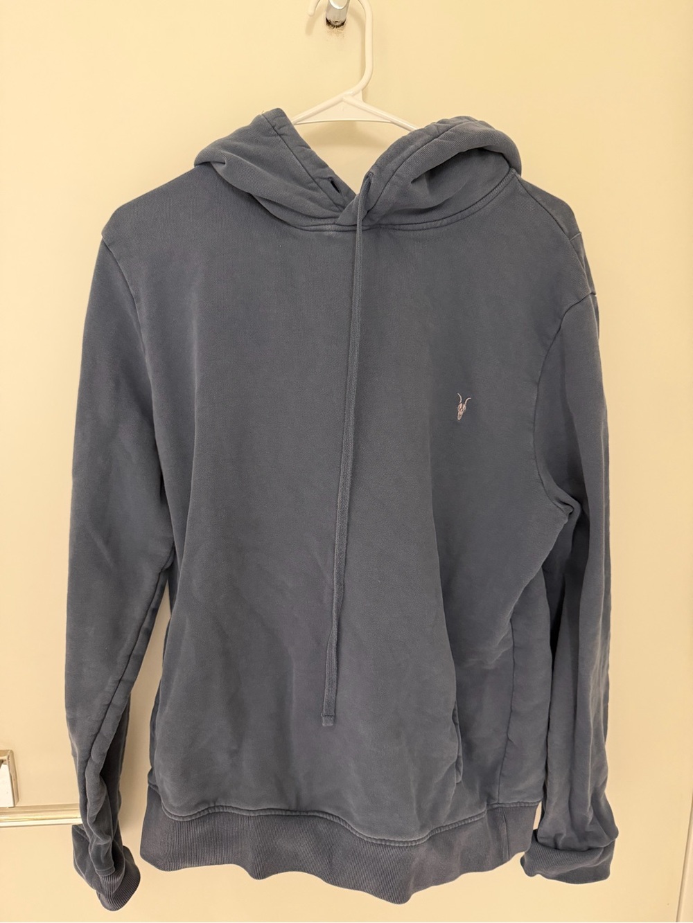 AllSaints Slate Blue Pullover Hoodie